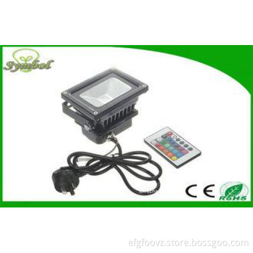 10 W RGB IP 65 Waterproof LED Floodlight for outdoor lighti